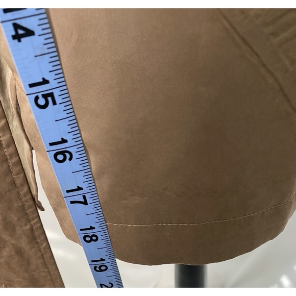 Ellen Tracy Lined and Belted Beige Over Coat/Trench - Picture 9 of 12